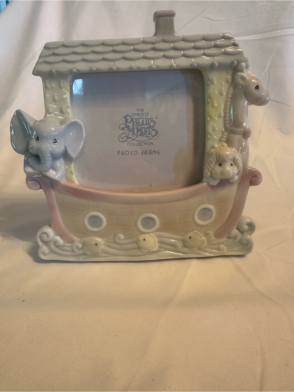 Precious Moments Enesco Pastel Noah's Ark Ceramic Frame 165611
